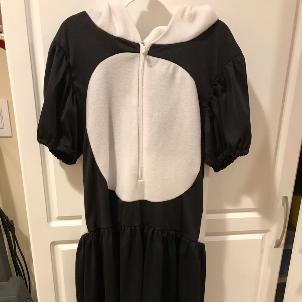 Girls panda bear costume with hood